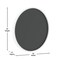 Flash Furniture Canterbury 18 Round Wall Mount Magnetic Chalkboard w/Eraser & Chalk in Whitewash Pine Wood Frame HGWA-CHKCIRCLE18-WHTWSH-GG - alternate 10